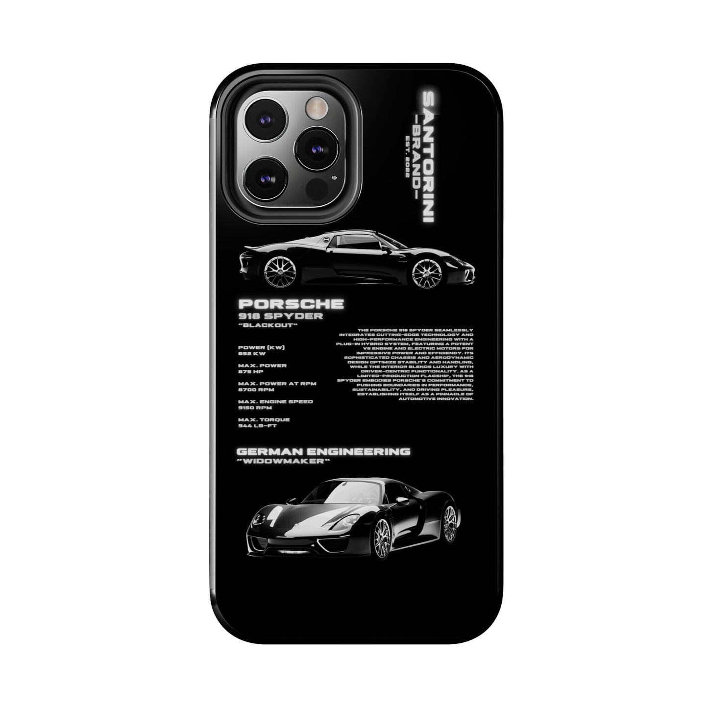 "Spyder" Black Case