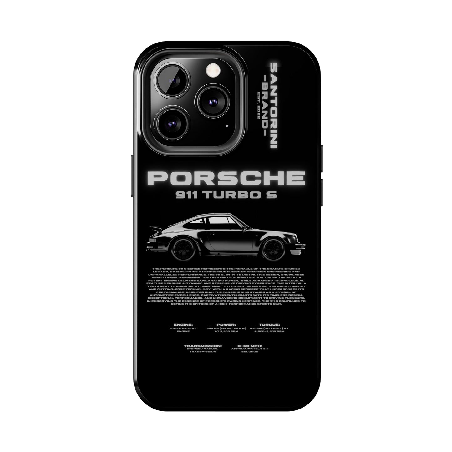 "Vintage Turbo" Black Case